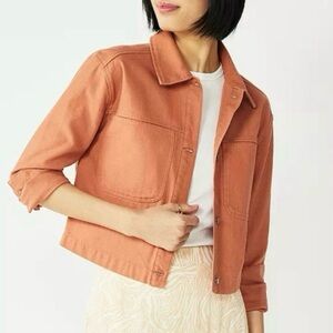 Crop Trucker Jean Jacket